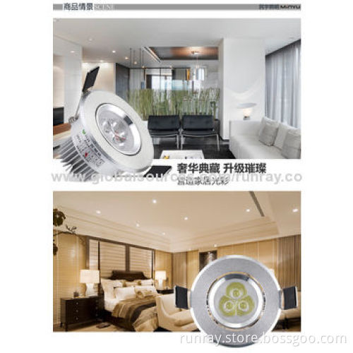 12W LED Ceiling Spotlight, 85-265V AC/12-24V DC Voltage, Aluminum Housing, Isolated LED Driver